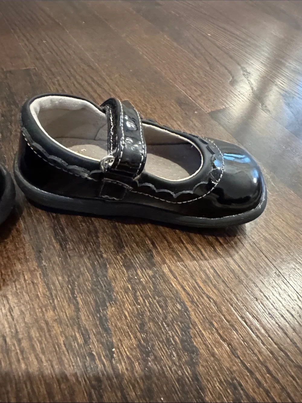 See Kai Run Jane II Black Patent Mary Jane Shoes Toddler Girl Size 6